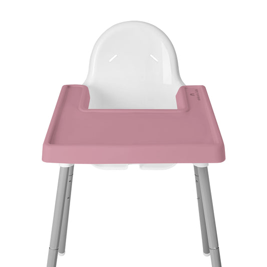 MANTEL DE SILICÓN PARA SILLA ALTA DE BEBÉ , ROSA FUERTE