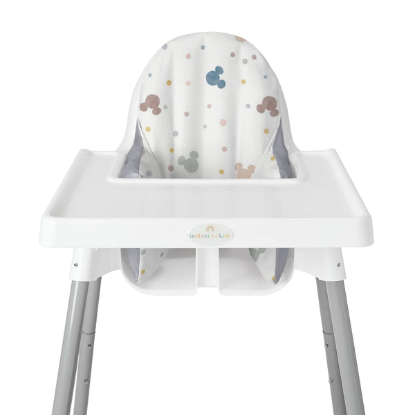 FUNDA PARA SILLA ALTA, SILUETA MINNIE