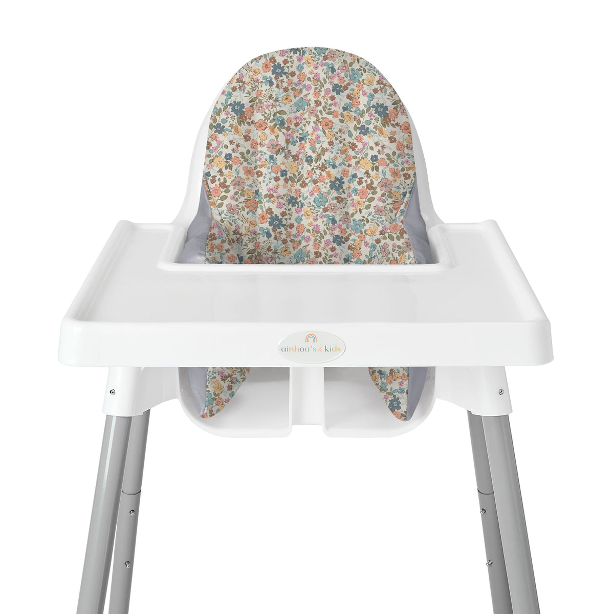 FUNDA PARA SILLA ALTA, FLOR PINTADA