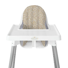 FUNDA PARA SILLA ALTA, FLOR BLANCA