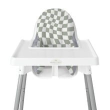 FUNDA PARA SILLA ALTA, CUADRO VERDE