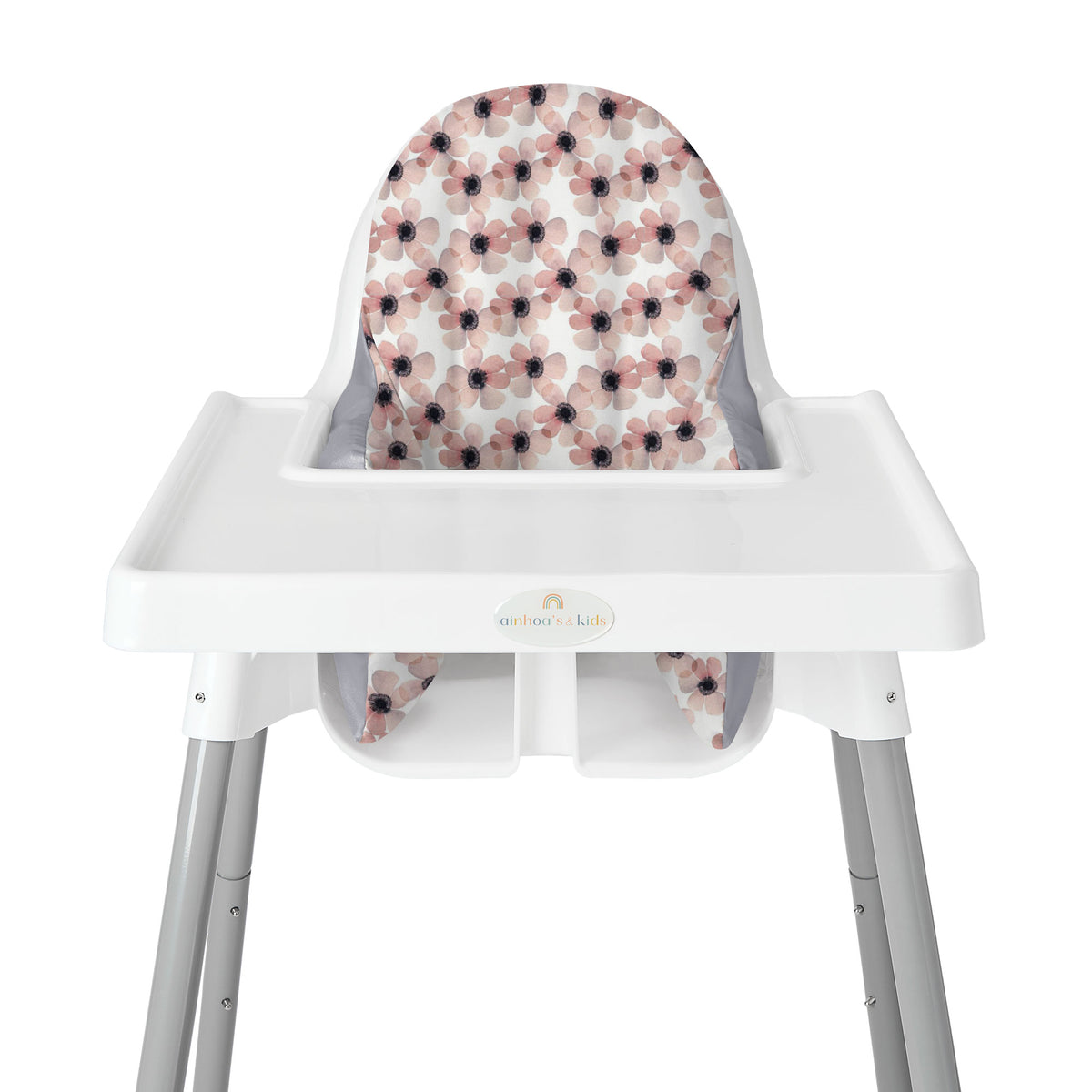FUNDA PARA SILLA ALTA, FLOR ACUARELA