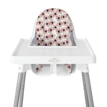FUNDA PARA SILLA ALTA, FLOR ACUARELA
