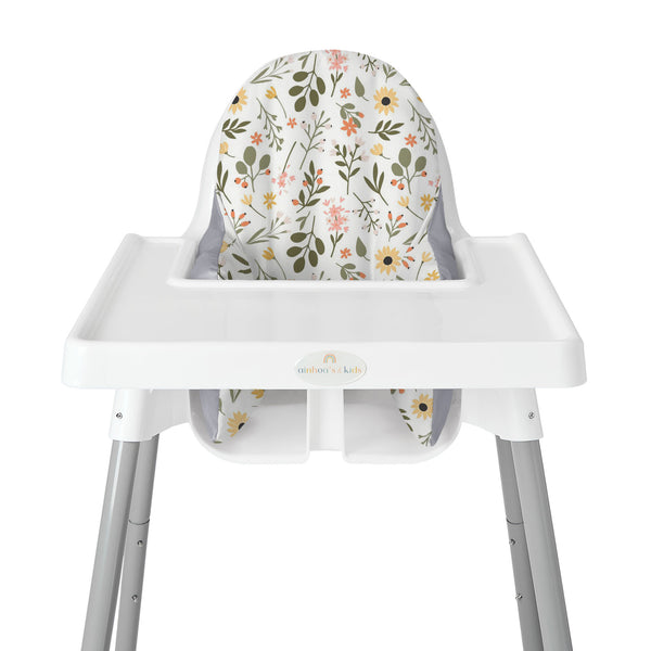FUNDA PARA SILLA ALTA, FLOR PRIMAVERAL
