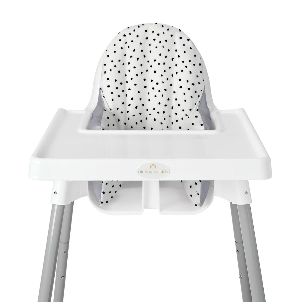 FUNDA PARA SILLA ALTA, PUNTO NEGRO