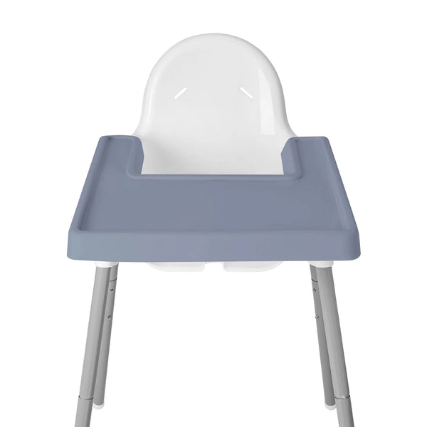 MANTEL DE SILICÓN PARA SILLA ALTA, AZUL GRIS