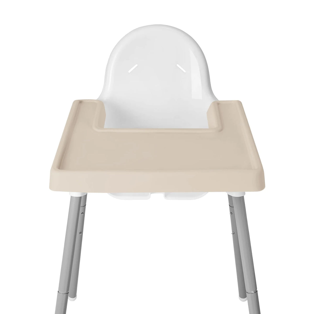 MANTEL DE SILICÓN PARA SILLA ALTA, GRIS ARENA