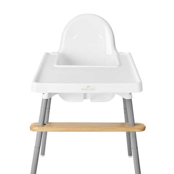 REPOSAPIÉS AJUSTABLE PARA SILLA ALTA, NATURAL