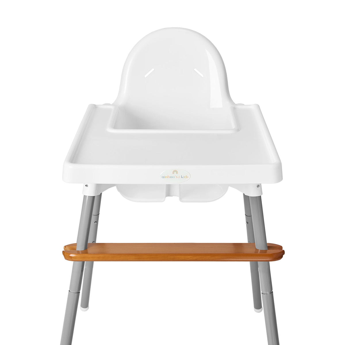 REPOSAPIÉS AJUSTABLE PARA SILLA ALTA, CHERRY