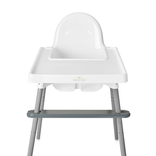REPOSAPIÉS AJUSTABLE PARA SILLA ALTA, GRIS