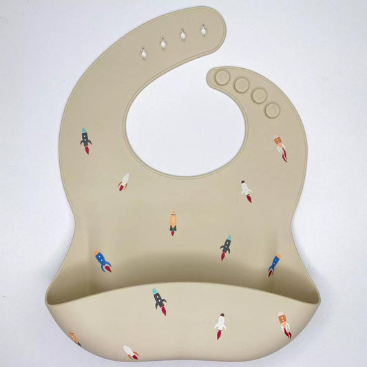Babero de silicon para bebé , anti derrames